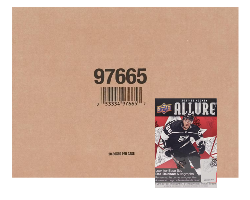 2021/22 Upper Deck Allure Hockey 5-Pack Blaster 20-Box Case