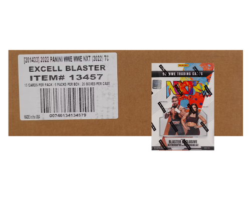 2022 Panini WWE NXT Wrestling 6-Pack Blaster 20-Box Case