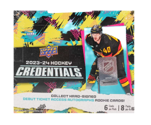 2023/24 Upper Deck Credentials Hockey Hobby Box