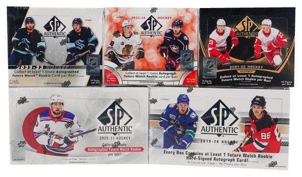 Upper Deck SP Authentic Hockey Through The Years 5-Box Break