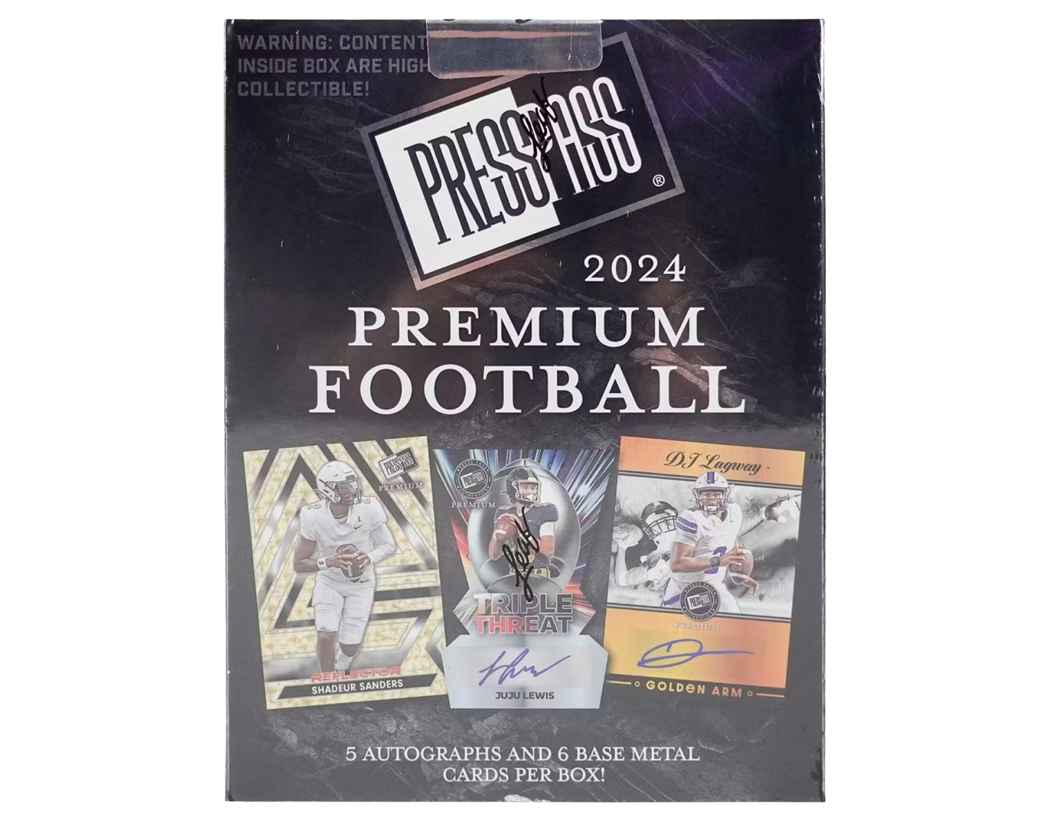 2024 Leaf Press Pass Premium Football Hobby Box