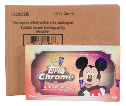 2024 Topps Disney Chrome Hobby 12-Box Case Break