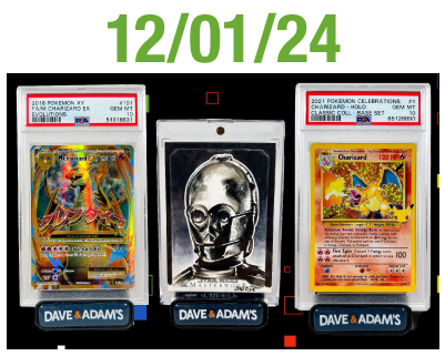 Giveaways for Sunday, December 1st 2016 Pokemon XY FA/M Charizard X Evolutions PSA 10 2021 Pokemon Celebrations Charizard - Holo Classic Collection Base Set PSA 10 Star Wars Masterwork C-3PO 1/1 Sketch Card