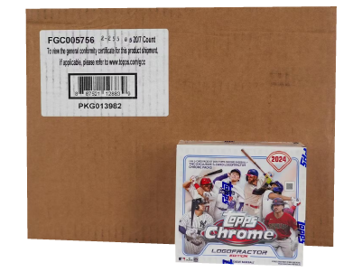 2024 Topps Chrome Logofractor Baseball 20-Box Case Break