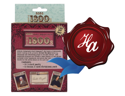 The 1800s Trading Cards Hobby Box (Historic Autographs 2024)