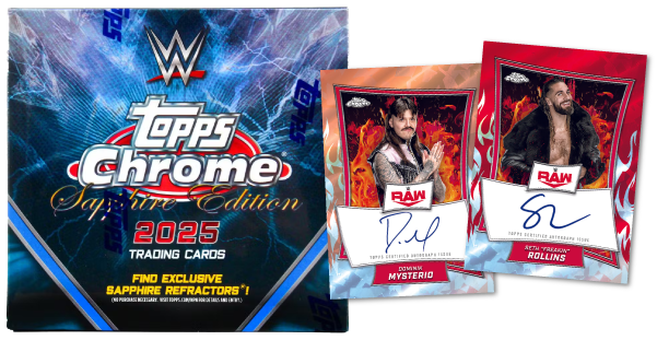 2025 Topps Chrome WWE Sapphire Edition Box Break