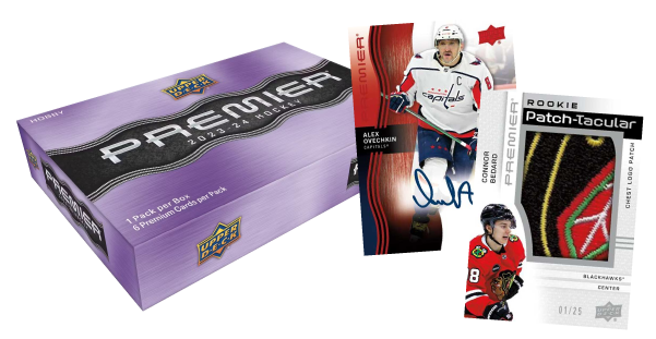 2023/24 Upper Deck Premier Hockey Hobby 10-Box Case Break