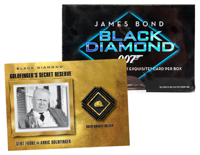 James Bond Black Diamond Trading Cards Hobby Box (Upper Deck 2023)