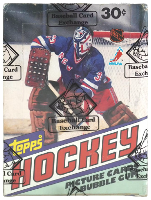 1981/82 Topps Hockey Wax Box BBCE