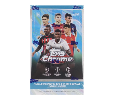 2022/23 Topps Chrome UEFA Club Competitions Soccer Hobby LITE Box