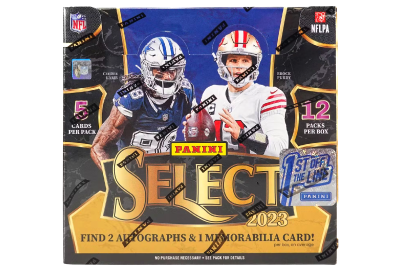 2023 Panini Select Football 1st Off The Line FOTL Hobby Box