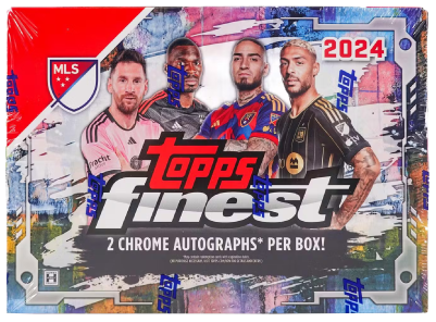 2024 Topps Finest MLS Soccer Hobby Box