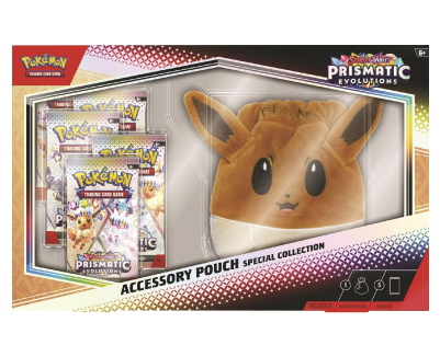 Pokemon Scarlet & Violet: Prismatic Evolutions Accessory Pouch Special Collection Box