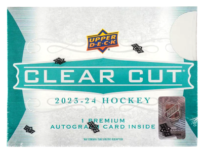 2023/24 Upper Deck Clear Cut Hockey Hobby Box