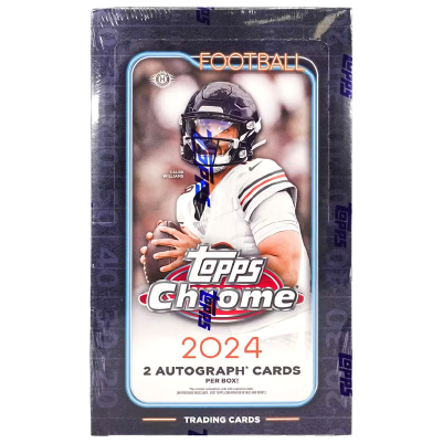 2024 Topps Chrome Football Hobby Box