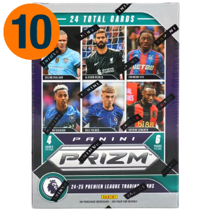 2024/25 Panini Prizm Premier League EPL Soccer 6-Pack Blaster Box (Pink Mosaic Prizms!)