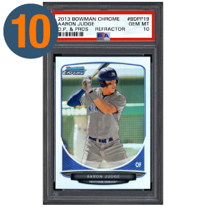 2013 Bowman Chrome Draft Aaron Judge Refractor PSA 10