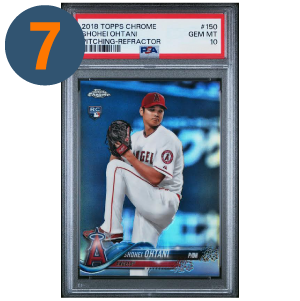 2018 Topps Chrome Shohei Ohtani #150 Refractor PSA 10