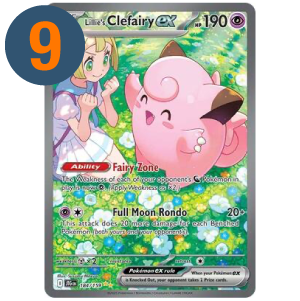 Pokémon Scarlet & Violet: Journey Together Lillie's Clefairy ex 184/159 Unplayed