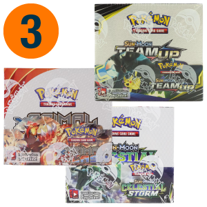 Pokemon Booster Boxes (X&Y, Sun & Moon, Sword & Shield. Scarlet & Violet era's)