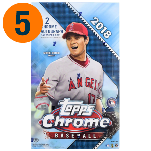 2018 Topps Chrome Baseball Hobby Box