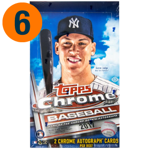 2017 Topps Chrome Baseball Hobby Box