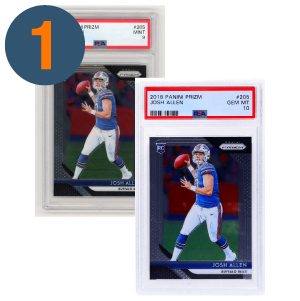 2018 Panini Prizm Josh Allen #205 RC PSA 9's and 10's