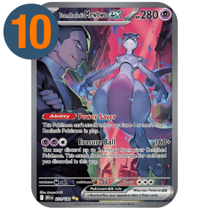 Pokemon Destined Rivals Team Rocket's Mewtwo Ex 231/182 (Mint)