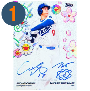 2025 Topps Baseball Murakami Shohei Ohtani/Takashi Murakami Dual Auto