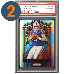 2018 Prizm Stained Glass Josh Allen Rookie #SG-8 PSA 10