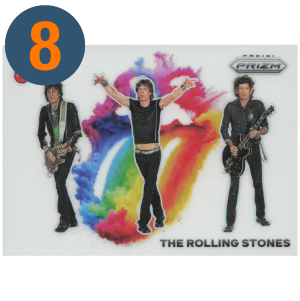 2025 Panini Prizm The Rolling Stones Mick Jagger/Keith Ric062825hards/Ronnie Wood Color Blast #5