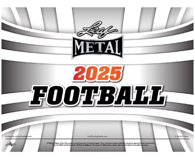 2025 Leaf Metal Football Blaster Box