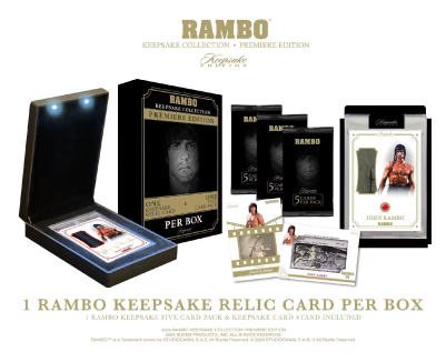 Keepsake Rambo Collection Premiere Edition Hobby Box