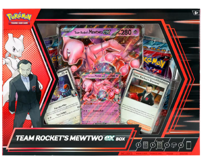 Pokemon Team Rocket's Mewtwo ex Box