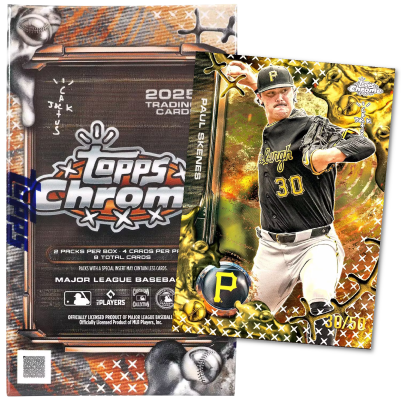 2025 Topps Chrome X Cactus Jack Fanatics Fest NYC Exclusive Baseball Box