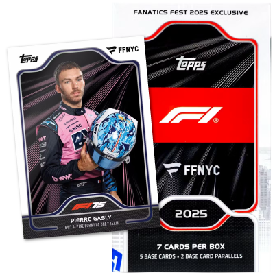 2025 Topps F1 Formula 1 Fanatics Fest NYC Exclusive Box