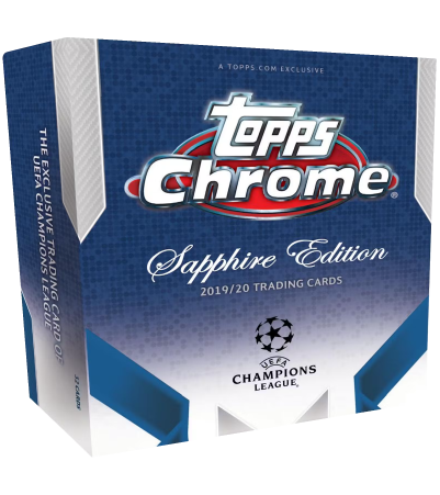 2019/20 Topps UEFA Champions League Chrome Sapphire Edition Soccer Hobby Box