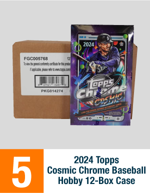2024 Topps Cosmic Chrome Baseball Hobby 12-Box Case