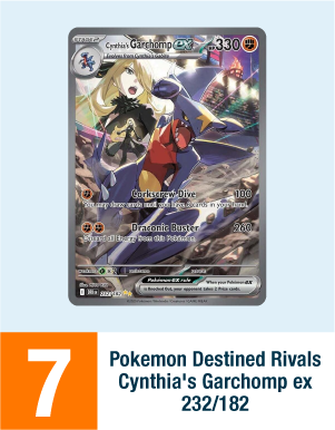 Pokemon Destined Rivals Cynthia's Garchomp ex 232/182