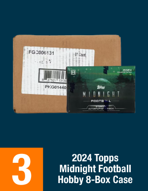 2024 Topps Midnight Football Hobby 8-Box Case