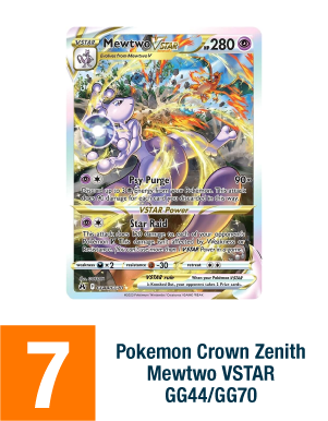 Pokemon Crown Zenith Mewtwo VSTAR GG44/GG70