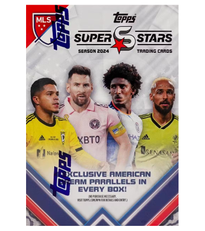 2024 Topps Superstars MLS Major League Soccer 9-Pack Blaster Box