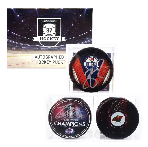 2022/23 HIT PARADE AUTOGRAPHED HOCKEY PUCK HOBBY BOX