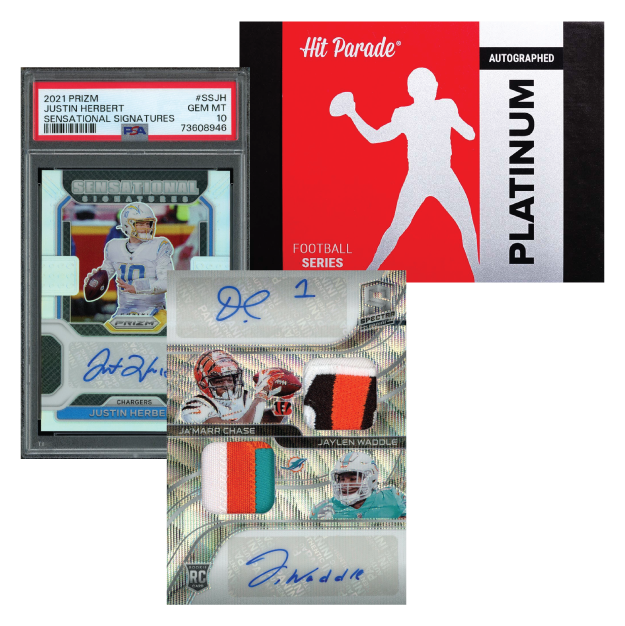 2023 HIT PARADE FOOTBALL AUTOGRAPHED PLATINUM EDITION HOBBY BOX