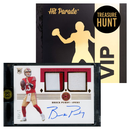 2023 HIT PARADE FOOTBALL VIP TREASURE HUNT EDITION HOBBY BOX