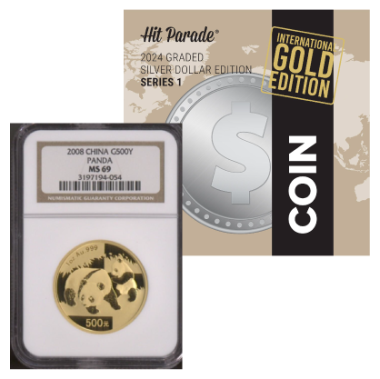 2024 HIT PARADE GRADED SILVER DOLLAR INTERNATIONAL GOLD EDITION HOBBY BOX