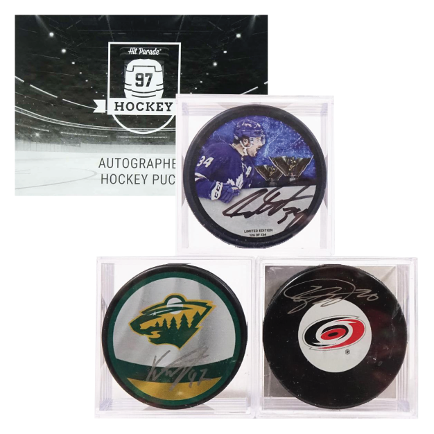 2022/23 HIT PARADE AUTOGRAPHED HOCKEY PUCK HOBBY BOX