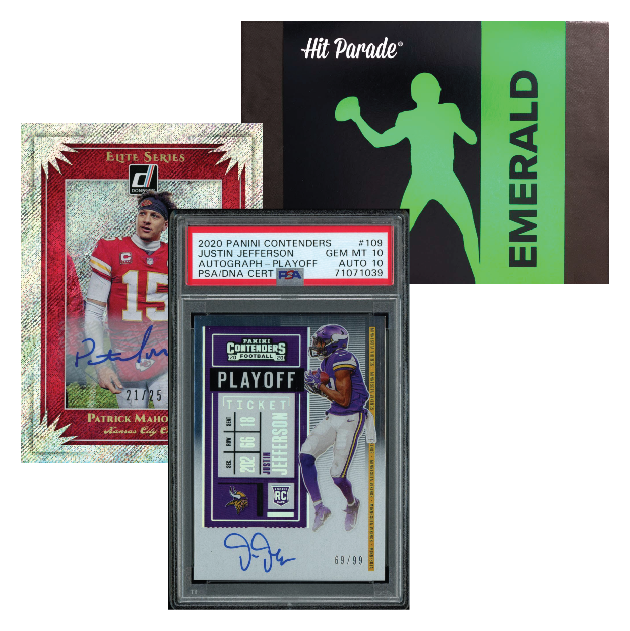 2023 HIT PARADE FOOTBALL EMERALD EDITION HOBBY BOX