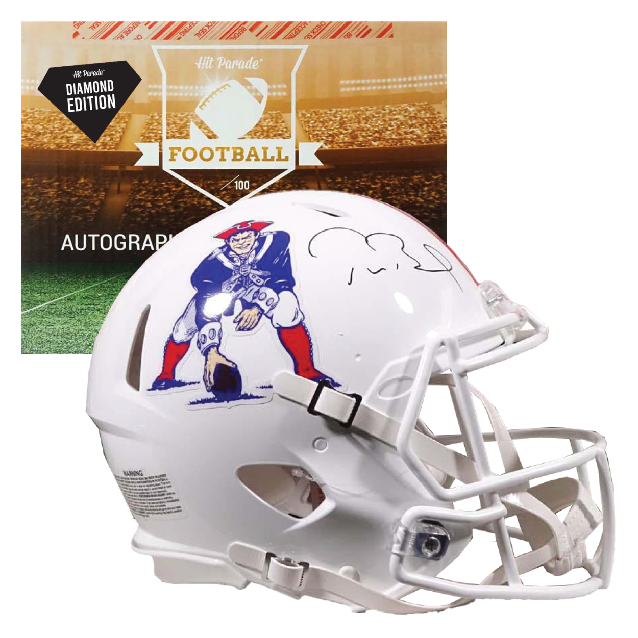 2023 HIT PARADE AUTOGRAPHED FS FOOTBALL HELMET DIAMOND HOBBY BOX