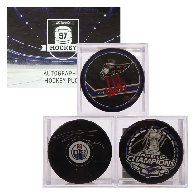 2022/23 HIT PARADE AUTOGRAPHED HOCKEY PUCK HOBBY BOX